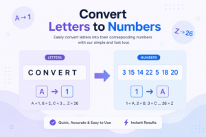 How to Convert Letters to Numbers (Step-by-Step Guide)