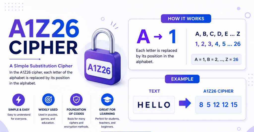 What Is the A1Z26 Cipher? A Simple Explanation