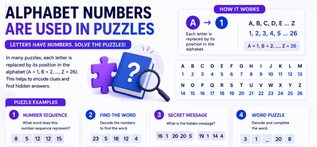 How Alphabet Numbers Are Used in Puzzles